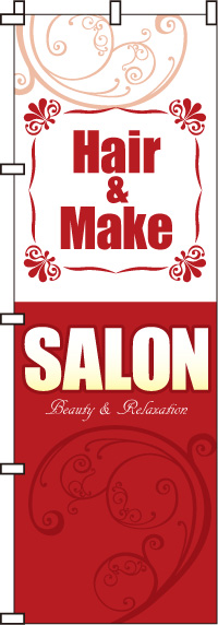 Hair&MakeSALONのぼり旗-0330020IN