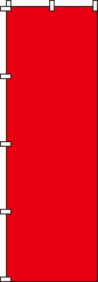 赤無地のぼり旗-0710002IN