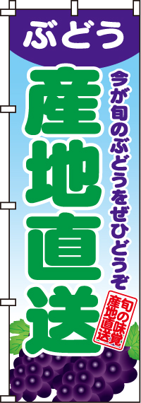 ぶどう産地直送のぼり旗-0100091IN