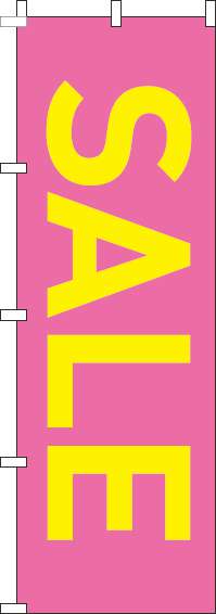 SALEのぼり旗ピンク黄色-0110462IN