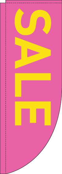 SALEのぼり旗ピンク黄色Rのぼり旗-0110465RIN