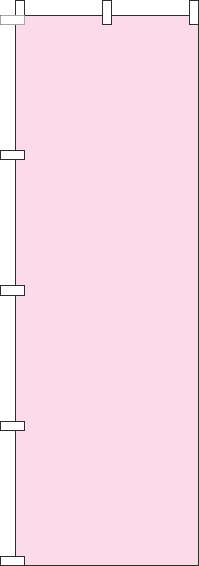 薄ピンク無地のぼり旗-0710012IN