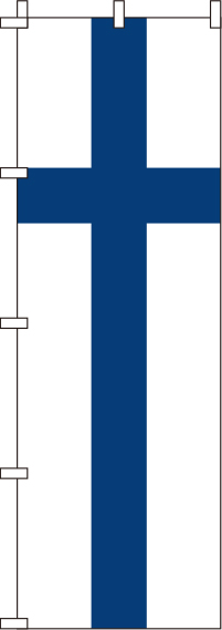 フィンランド国旗のぼり旗-0740013IN